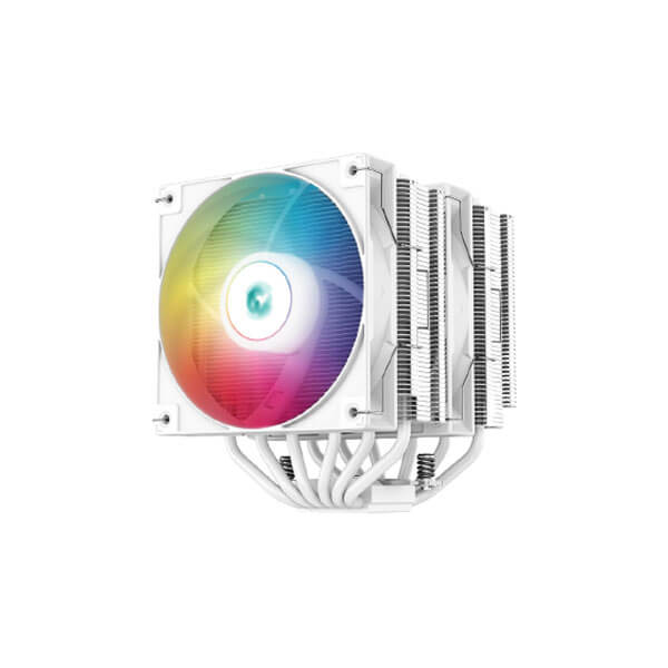 Deepcool Gammaxx AG620 White ARGB Dual Tower CPU Air Cooler (White)